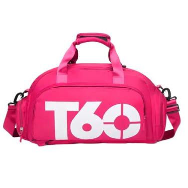 Imagem de Bolsa Mala Mochila T60 Academia Bagagem Viagem Rosa