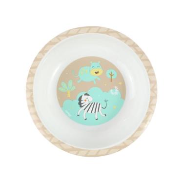 Imagem de Tigela Infantil Safari Resistente E Divertida Com Estampa Luke - Clingo
