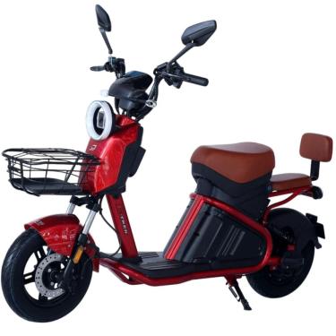 Imagem de Bicicleta Elétrica com Bateria de Lítio 48V 20Ah 1000W E-Trek Duos Vermelha
