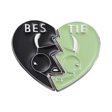 Imagem de Broches De Esmalte E Crachás De Lapela Do Desenho Animado Alien Invade