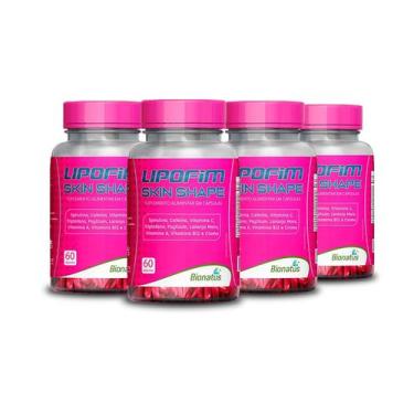 Imagem de 4x Lipofim Skin Shape 60caps Bionatus
