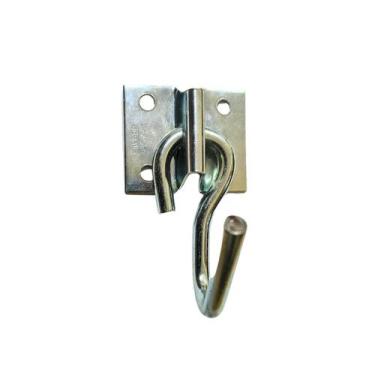 Imagem de 48x Gancho Armador De Rede De Fixar Zincado Silvana suporta 150kg