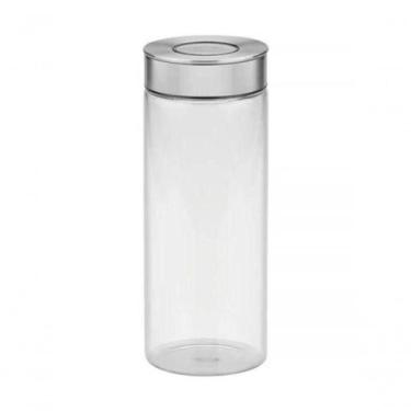 Imagem de Pote De Vidro Tramontina Purezza Com Tampa De Aço Inox 10cm 1,8 Litros