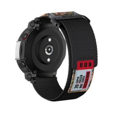 Imagem de Pulseira Tática De Nylon Para Huami Amazfit T-rex 2 3, Faixa Elástica 