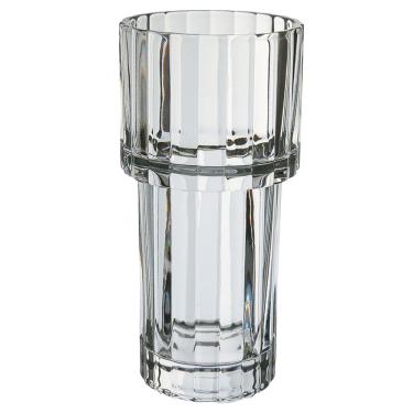 Imagem de VASO DECORATIVO ENFEITE PLANTA REDONDO ECO CRYSTAL 29x13x13cm TRANSPARENTE