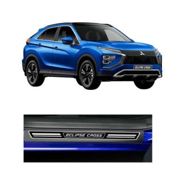 Imagem de Kit Soleiras Elegance Np - Protetor Premium Eclipse Cross 2020 a 2025 