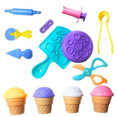 Imagem de Kit Cozinheira Massinha Criativa Cozinha Educativo Brinquedo - Dony To