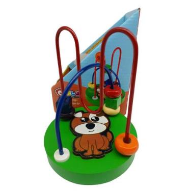 Imagem de Aramado Mini Cachorro Brinquedo Educativo Lúdico Circuitos Coloridos -