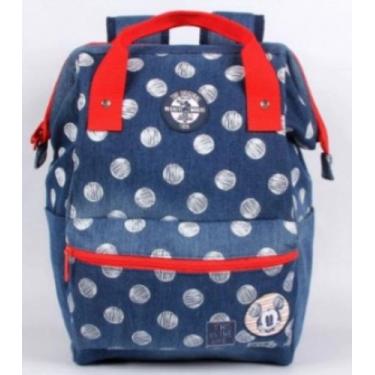 Imagem de Mochila Escolar G Dermiwil Mickey com Alça Jeans Poa - 51931