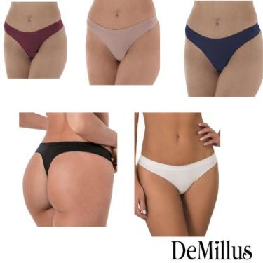 Imagem de Calcinha Fio-dental Ultraleve DeMillus 51467, Preto