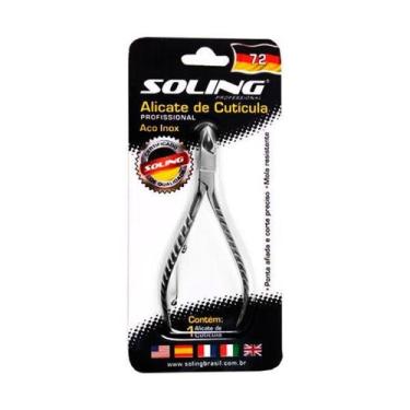 Imagem de Alicate De Cutícula Profissional Ref.72 Soling