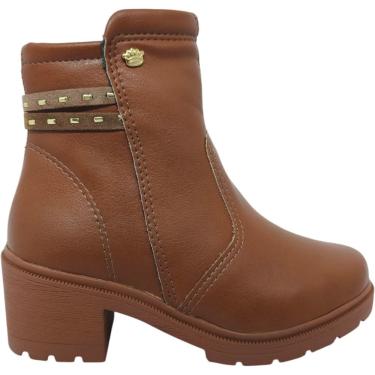 Imagem de Bota Infantil Menina Casual Dia a Dia Passeio Escola Festa Cano Baixo Conforto Pink Cat...