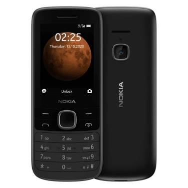 Imagem de Celular Nokia 225 4G TA-1279 Dual Sim Tela 2.4 Preto com Teclado Físico e Bateria 1150mAh