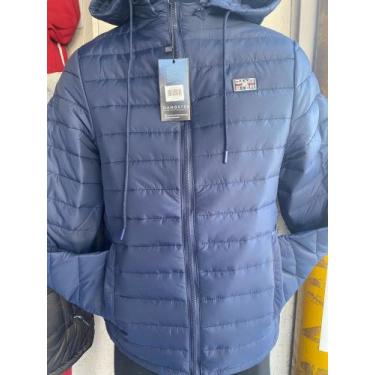 Imagem de Jaqueta Bobojaco Masculina Puffer 100% Poliamida com Bolso Capuz Remov