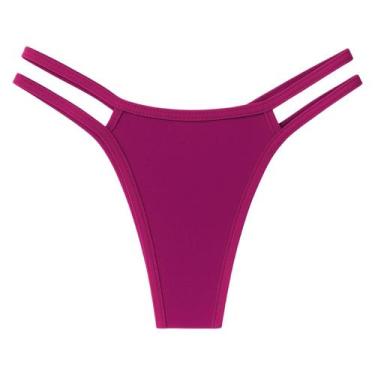 Imagem de Kit c/7 Unidades de Calcinha Fio Dental Lingerie Sexy Sensual Empina e