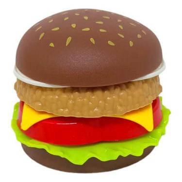 Imagem de Brinquedo monte o hamburguer ref.br083 - GN Comercial de Utilidades Do