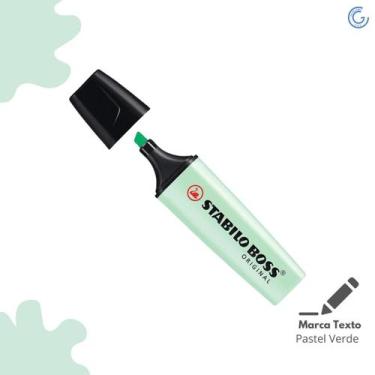 Imagem de Marca Texto Boss Pastel Verde 70/116 - Stabilo