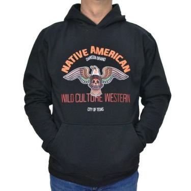 Imagem de Moletom Country Masculino Dawson, Preto, M