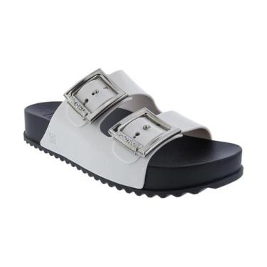 Imagem de Tamanco Slide Zaxy Partner III Flatform 18063, Branco, 36