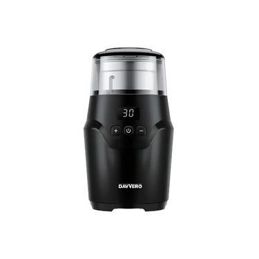 Imagem de Moedor de Café Automático Davvero 220v Preto: Potência Silenciosa e Precisão