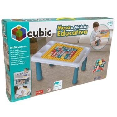 Imagem de Mesa de Atividades Educativa Cubic para Coordenação Motora e Raciocíni