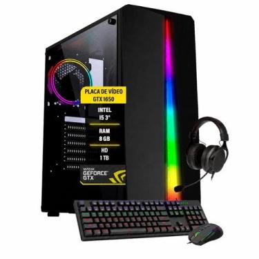 Imagem de Pc Gamer Maximus I5 GTX 1650 Memória 8Gb Hd 1Tb SSD 120gb - AMORIM SHO