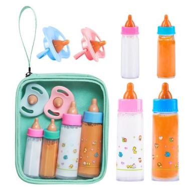 Imagem de Conjunto de Acessórios para Mamadeira de Boneca SCOM Baby Doll, 6 Peça