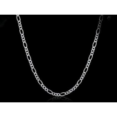 Imagem de Corrente Masculina 3x1 4mm Prata 925