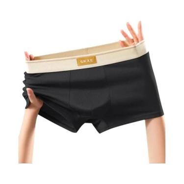 Imagem de Cuecas Boxer De Algodão plus Size Para Homens, Sexy, Confortáveis E Ma