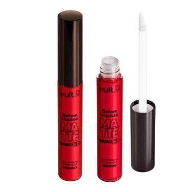 Imagem de Batom Líquido Vult Matte Real Color Vermelho Rubi 5ml