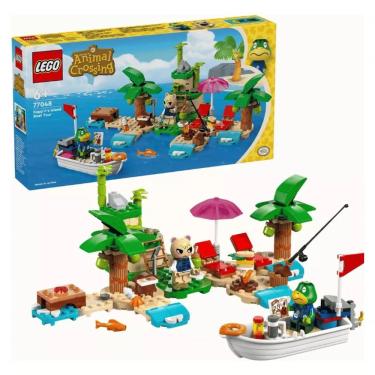 Imagem de Brinquedo 77048 Passeio de Barco do Kapp'n Montagem Criativa com Personagens Animal Crossing Branco Lego 233 Peças