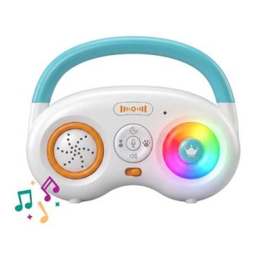 Imagem de Brinquedo Interativo Musical Bebê Gravador de Voz Canção Ninar Play DJ