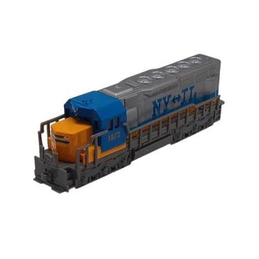 Imagem de Locomotiva de Carga com Ação Retrátil de 18 cm de Comprimento - Marca 