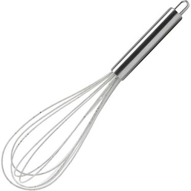 Imagem de Batedor Manual De Ovos Fuê Inox Brinox Silicone Cozinha 30