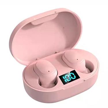 Imagem de Legou fones de ouvido bluetooth Fone de ouvido bluetooth para jogos com redução de ruído esportivo TWS E6s cor de rosa