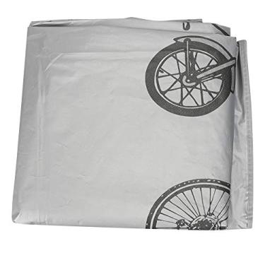 Imagem de Capa Biciclo à prova de poeira, 160x55cm à prova d'água PVC com revestimento de tecido de poliéster Protetor de bicicleta para mountain bike para estudante para ciclista para(Tampa da roda)