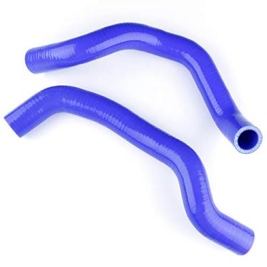 Imagem de LUXERAD Tubo de mangueira de radiador de silicone de desempenho de 3 camadas 4,5 mm para HO NDA ACCORD EURO-R/Acu ra TSX CL7 K20A 02-08 (azul)