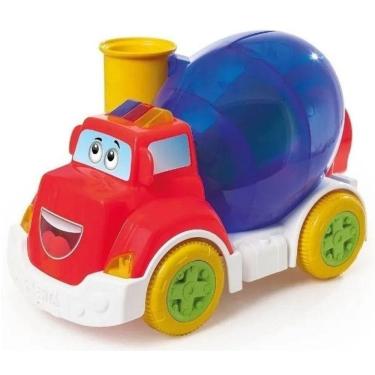 Imagem de Caminhao MIX BALL Calesita Vermelho e AZUL 828