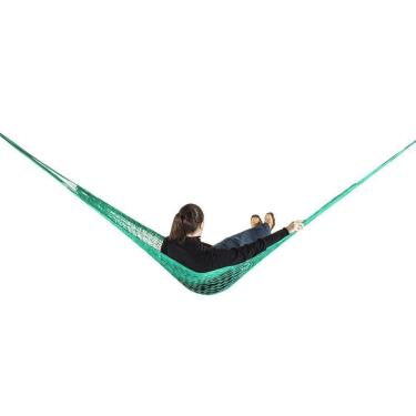 Imagem de Rede De Dormir Camping Nylon Impermeável Verde Bandeira