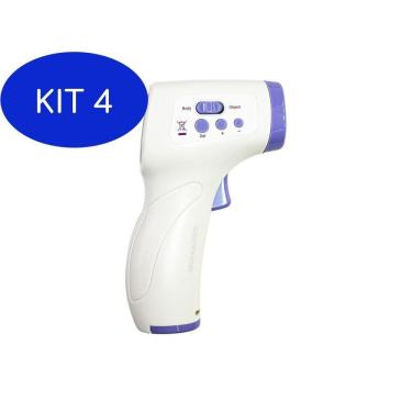 Imagem de Kit 4 Termômetro Digital Febre Testa, Corporal