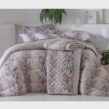 Imagem de Jogo de cama casal 4 peças 140 fios realce premium estampado finn - sultan