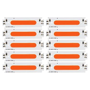 Imagem de 10PCS LED Chips COB Fonte de Luz de Alumínio Faixa Longa Integrada Grânulos de Lâmpada 12V 2W para Carro Outdoor Desk Fontes de Luz Acessórios de Iluminação (vermelho)