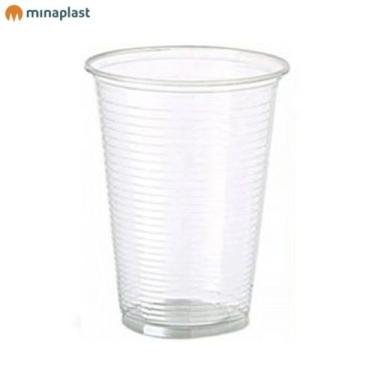 Copos Descartáveis Transparentes 200ml com 100 unidades Minaplast