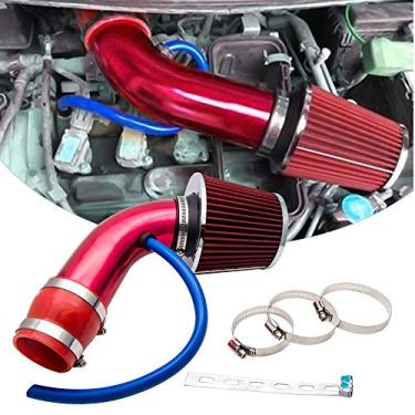 Imagem de MACHSWON Filtro de ar do motor do carro de 6,3 cm - 7,6 cm, tubo de filtro de entrada de ar frio universal