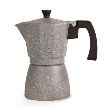 Imagem de Holstein Housewares Máquina de café de alumínio 6 xícaras, uma opção de café compacta e portátil, sem necessidade de filtro, vermelho
