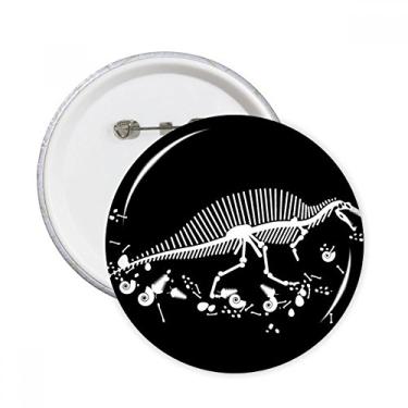 Imagem de Broche redondo de dinossauro com ossos de osso enormes 5 peças