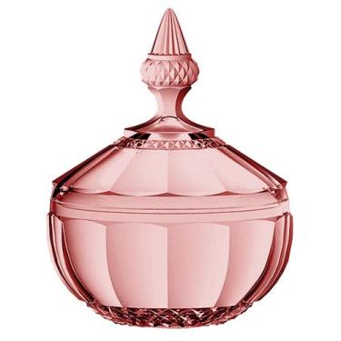 Imagem de Potiche Splendor Em Cristal D12Xa16,7cm Rosa - Full Fit