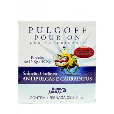 Imagem de Antipulgas e Carrapatos Mundo Animal Pulgoff Pour On para Cães de 15 a 30kg