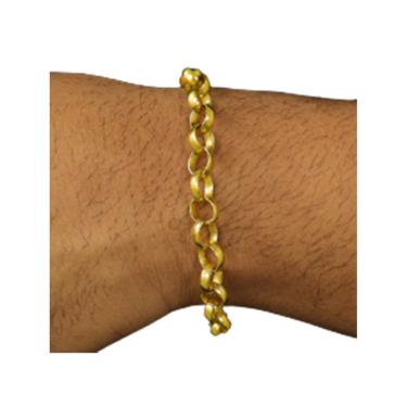 Imagem de Pulseira 8mm Elo Portugues moeda antiga Elu purtogues