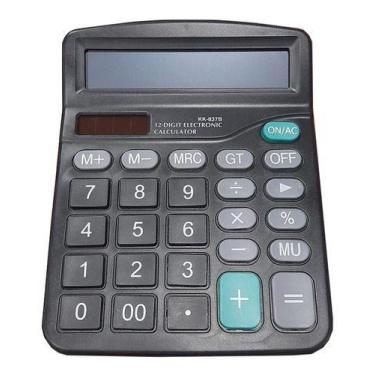 Imagem de Calculadora De Mesa Comercial Escritório Display 12 Digitos - Escritex